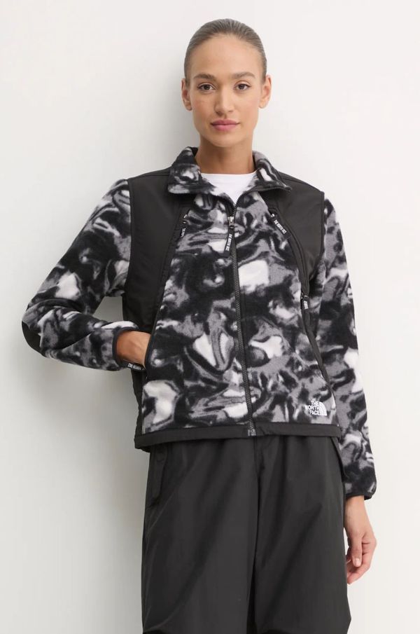 The North Face Dukserica od flisa The North Face 2000 Polar Sun boja: crna, s uzorkom, NF0A88YT5OO1