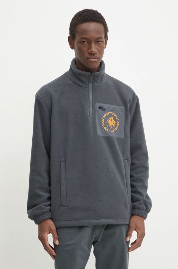 Vertere Berlin Dukserica od flisa Vertere Berlin boja: siva, s aplikacijom, VER S129