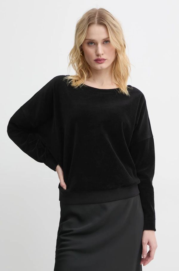 G-Star Raw Dukserica od velura G-Star Raw boja: crna, bez uzorka, D25747-D428