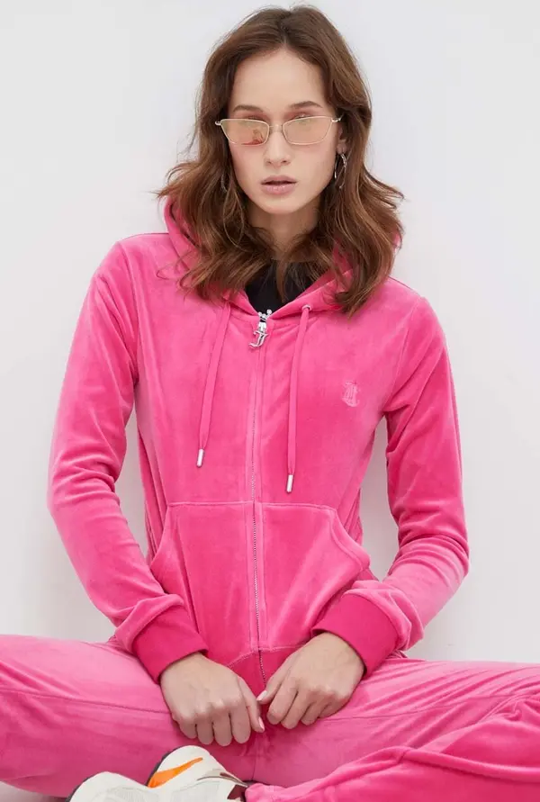 Juicy Couture Dukserica od velura Juicy Couture