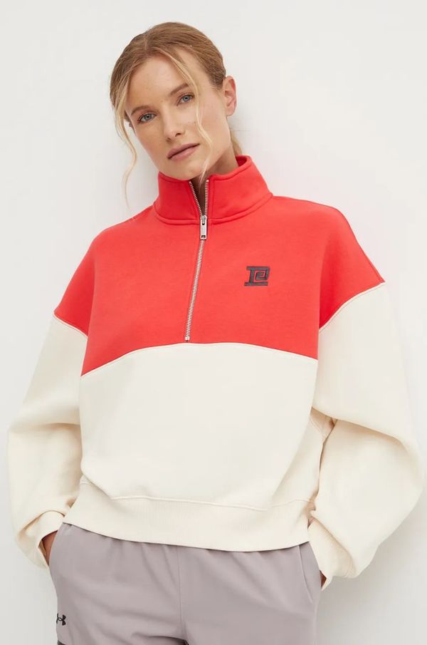 P.E Nation Dukserica P.E Nation Centre Field Sweat za žene, boja: bež, s uzorkom, 243F304