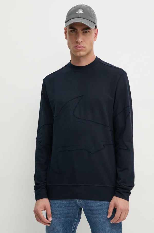 Paul&Shark Dukserica Paul&Shark za muškarce, boja: tamno plava, bez uzorka, 14311874