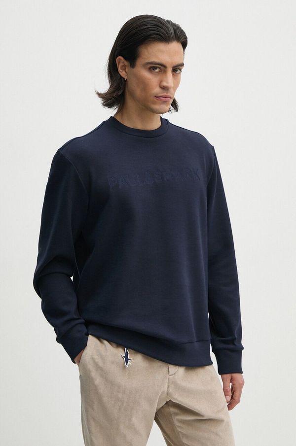 Paul&Shark Dukserica Paul&Shark za muškarce, boja: tamno plava, s aplikacijom, 14311842