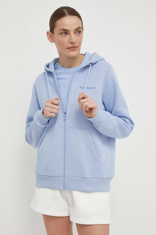 Peak Performance Dukserica Peak Performance za žene, s kapuljačom, bez uzorka