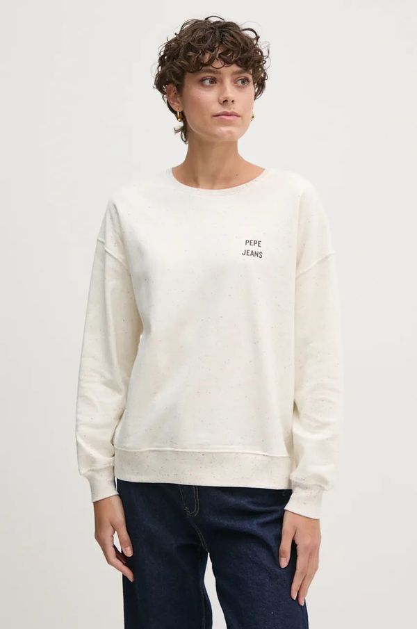 Pepe Jeans Dukserica Pepe Jeans FAYLIN za žene, boja: bež, s uzorkom, PL581457