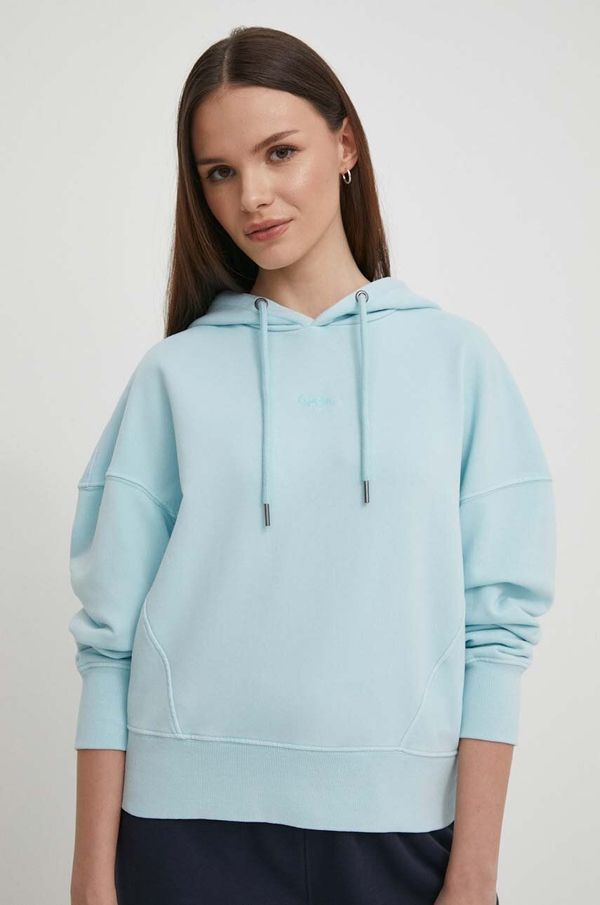Pepe Jeans Dukserica Pepe Jeans Lynette HOODIE za žene, s kapuljačom, bez uzorka, PL581439