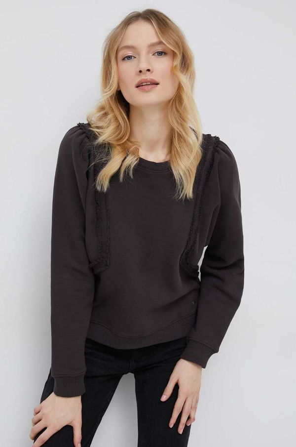 Pepe Jeans Dukserica Pepe Jeans za žene, boja: smeđa, glatka