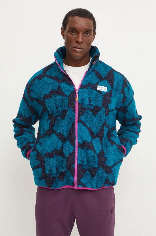 Picture Dukserica Picture Bremick za muškarce, boja: zelena, s uzorkom, MSW0444