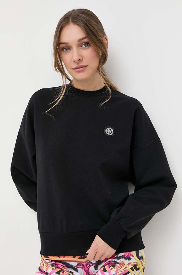 Plein Sport Dukserica PLEIN SPORT za žene, boja: crna, s tiskom