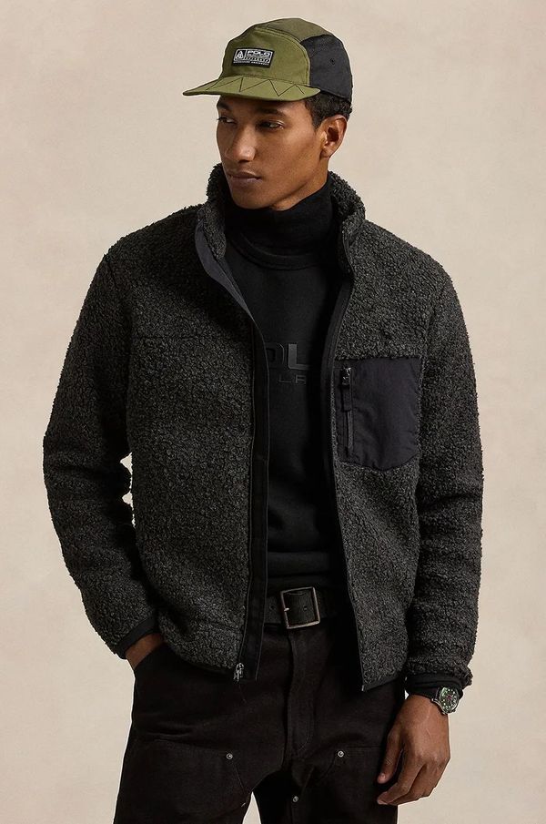 Polo Ralph Lauren Dukserica Polo Ralph Lauren za muškarce, boja: crna, bez uzorka, 710951701