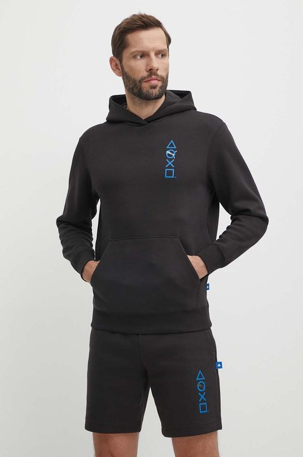 Puma Dukserica Puma PUMA X PLAYSTATION za muškarce, boja: crna, s kapuljačom, s tiskom, 624678
