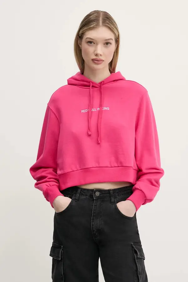 Red Bull Racing x Pepe Jeans Dukserica Red Bull Racing x Pepe Jeans CROPPED LOGO HOODY
