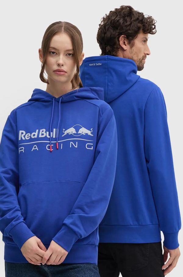 Red Bull Racing x Pepe Jeans Dukserica Red Bull Racing x Pepe Jeans s kapuljačom, s tiskom, RU580003