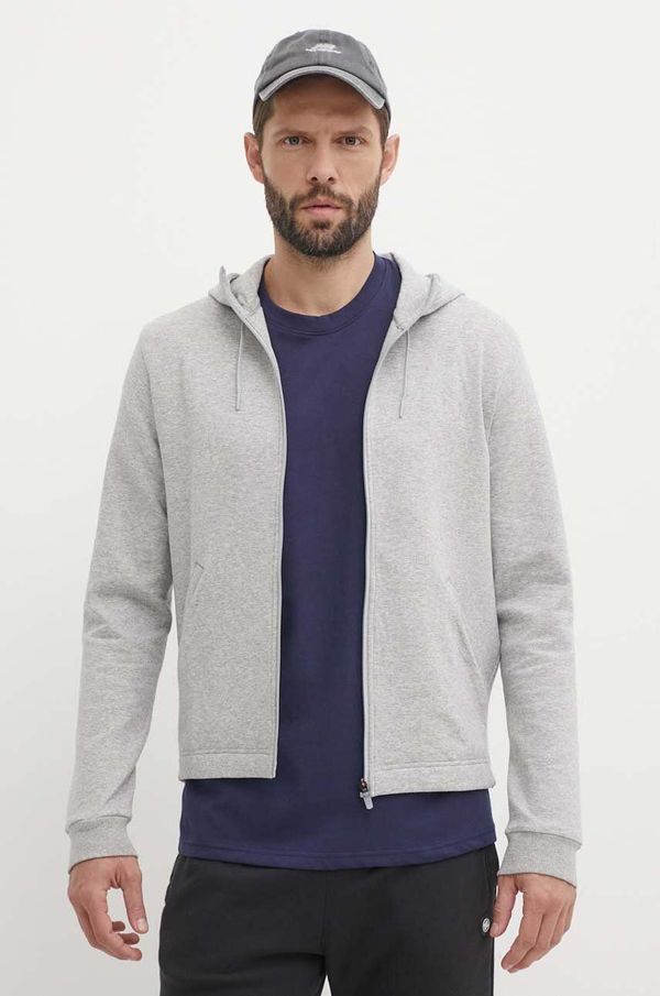 Reebok Dukserica Reebok Active Collective za muškarce, boja: siva, s kapuljačom, melanž, 100075605