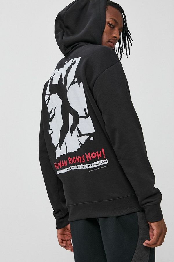 Reebok Classic Dukserica Reebok Classic boja: crna, s kapuljačom