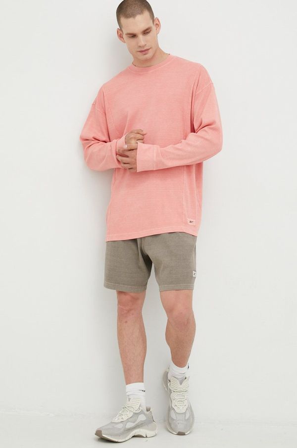 Reebok Classic Dukserica Reebok Classic za muškarce, boja: narančasta, glatka