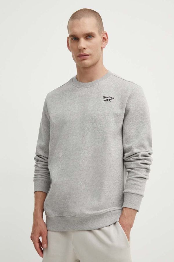 Reebok Dukserica Reebok Identity za muškarce, boja: siva, melanž, 100202866