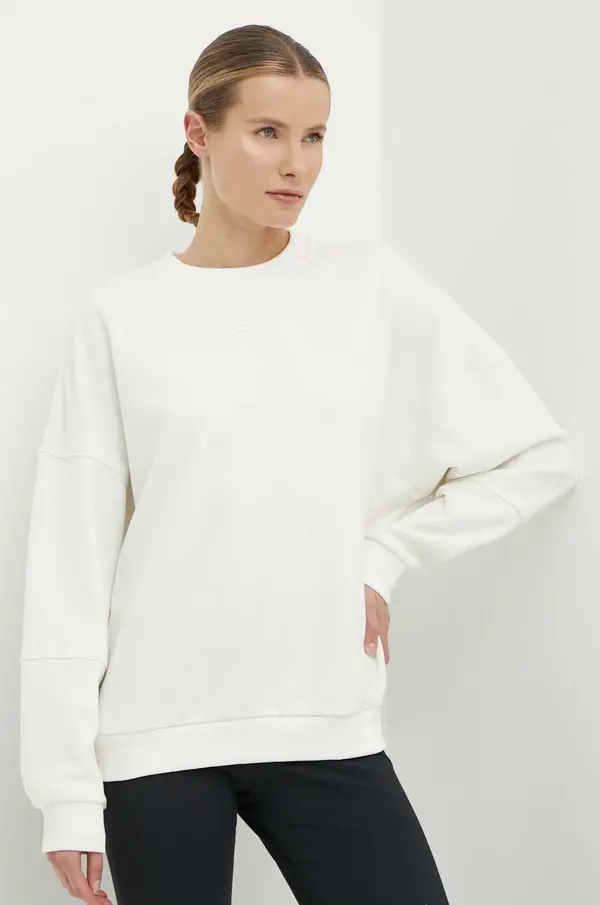 Reebok Dukserica Reebok LUX Collection za žene, boja: bež, bez uzorka, 100076140