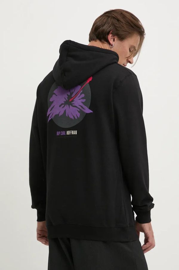 Rip Curl Dukserica Rip Curl SURF REVIVAL za muškarce, boja: crna, s kapuljačom, bez uzorka, 05VMFL