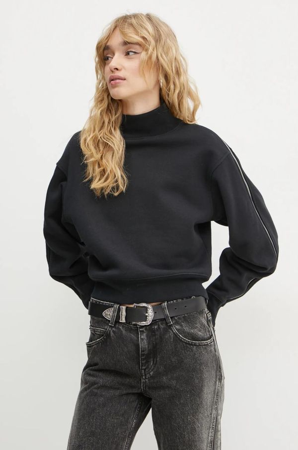 IRO Dukserica s dodatkom vune IRO boja: crna, bez uzorka, WM14LASIE