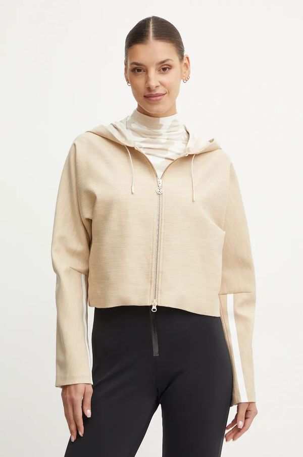 Sportalm Dukserica Sportalm za žene, boja: bež, s kapuljačom, melanž, 1810033038