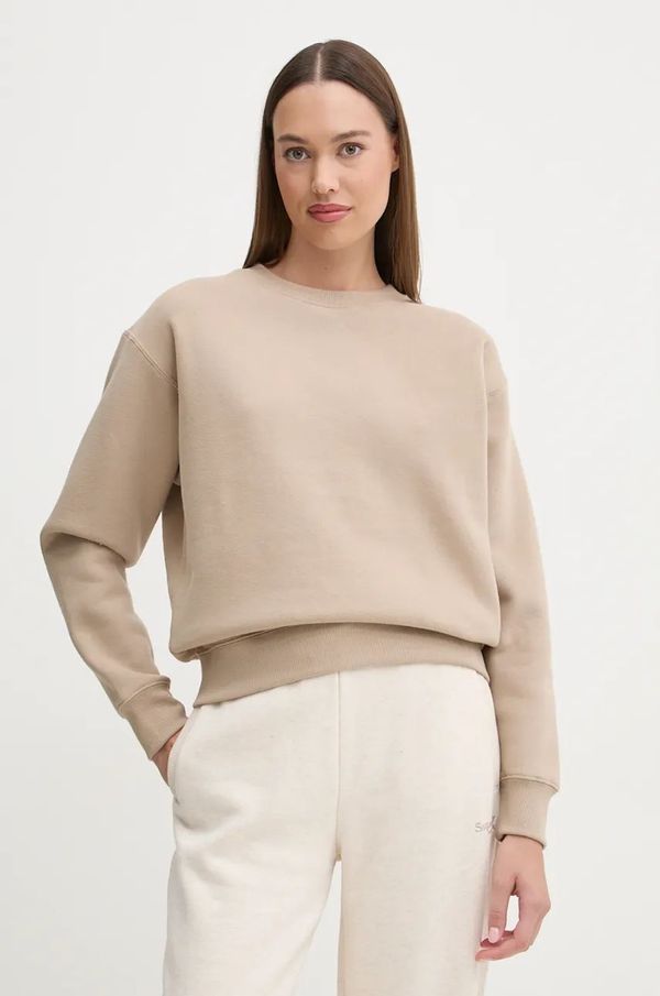 Superdry Dukserica Superdry za žene, boja: bež, bez uzorka, W2012185A-2WE