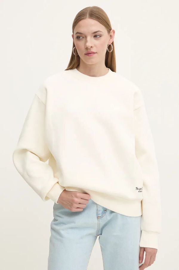 Superdry Dukserica Superdry za žene, boja: bež, bez uzorka, W2012185A-71D