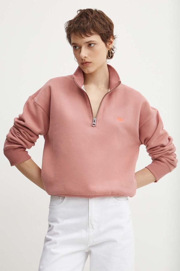 Superdry Dukserica Superdry za žene, boja: ružičasta, bez uzorka, W2012184A-MIP