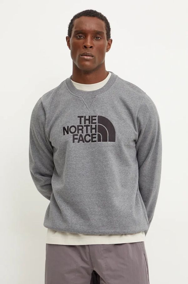 The North Face Dukserica The North Face Drew Peak za muškarce, boja: siva, melanž, NF0A89EKDYY1