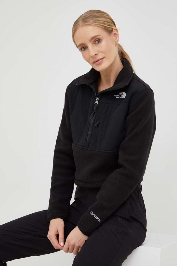 The North Face Dukserica The North Face Womens Denali Crop Denali Cropped Fleece za žene, boja: crna,, NF0A7WXYJK31