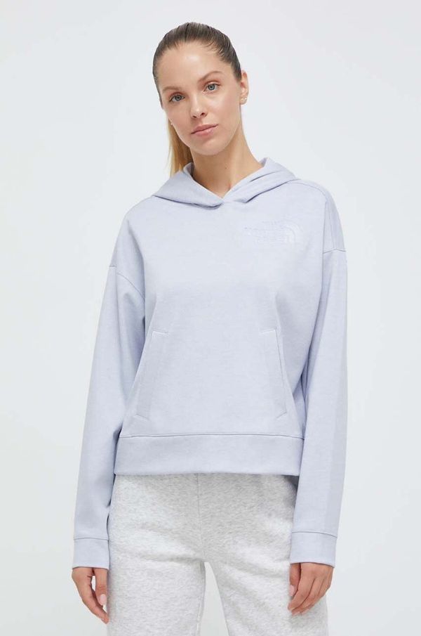 The North Face Dukserica The North Face za žene, s kapuljačom, s tiskom