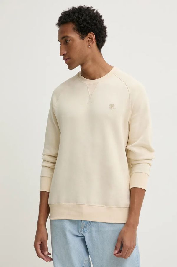 Timberland Dukserica Timberland za muškarce, boja: bež, bez uzorka, TB0A2BNKEFL1