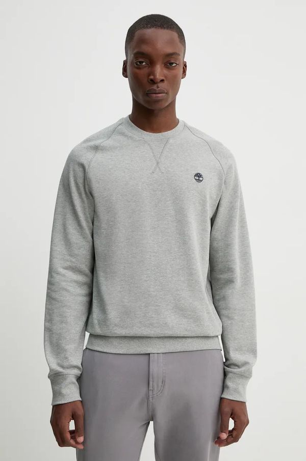 Timberland Dukserica Timberland za muškarce, boja: siva, bez uzorka, TB0A2BNK0521