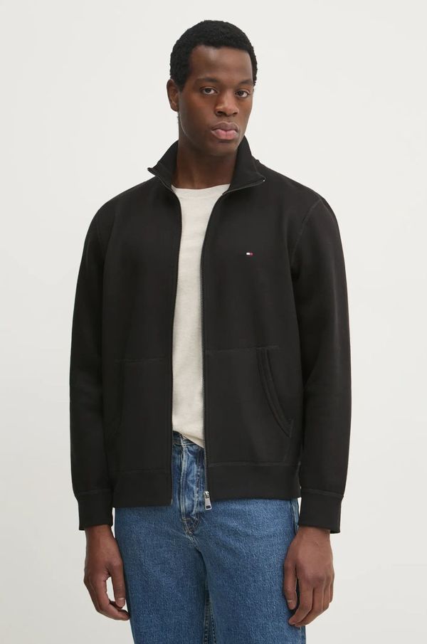 Tommy Hilfiger Dukserica Tommy Hilfiger za muškarce, boja: crna, bez uzorka, MW0MW38083