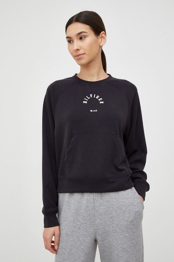 Tommy Hilfiger Dukserica Tommy Hilfiger za žene, boja: tamno plava, s tiskom