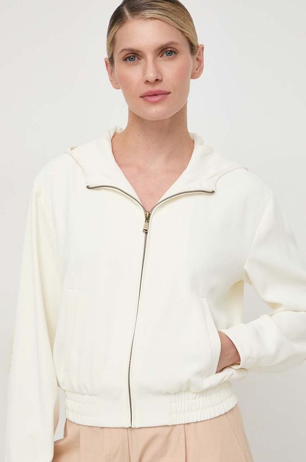 Twinset Dukserica Twinset za žene, boja: bež, za prijelazno razdoblje