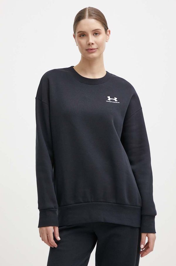Under Armour Dukserica Under Armour za žene, boja: crna, s aplikacijom