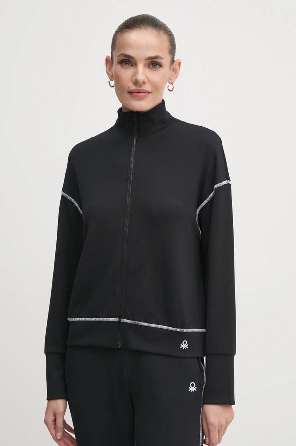 United Colors of Benetton Dukserica United Colors of Benetton za žene, boja: crna, bez uzorka, 3JLC3M06H