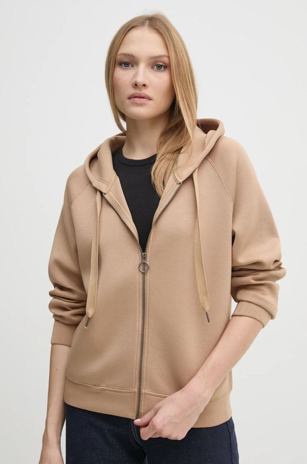 United Colors of Benetton Dukserica United Colors of Benetton za žene, boja: zelena, s kapuljačom, bez uzorka, 3PKLD500N