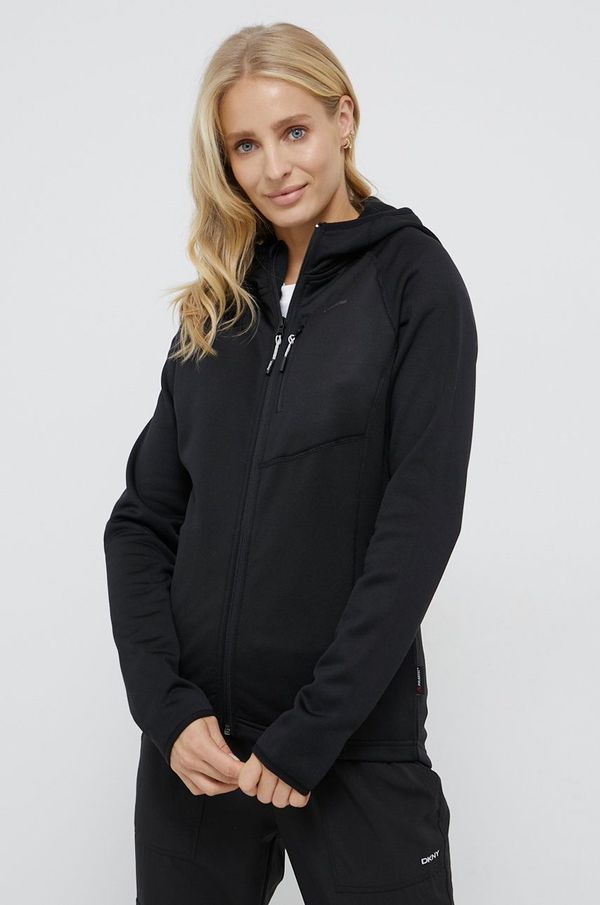 Viking Dukserica Viking za žene, boja: crna, s kapuljačom