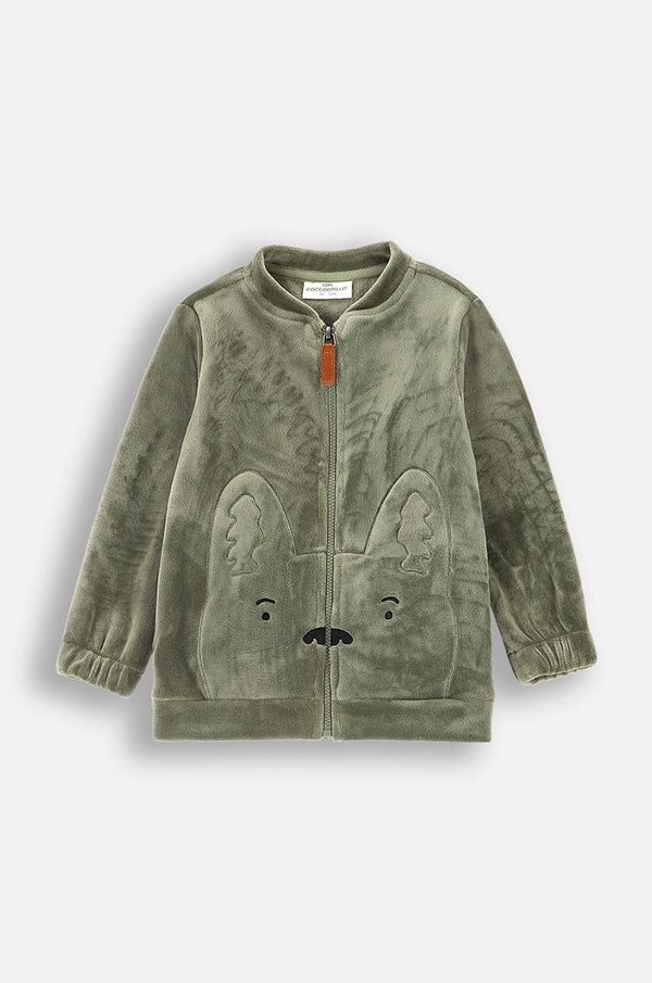 Coccodrillo Dukserica za bebe Coccodrillo boja: zelena, SMILE BOY NEWBORN