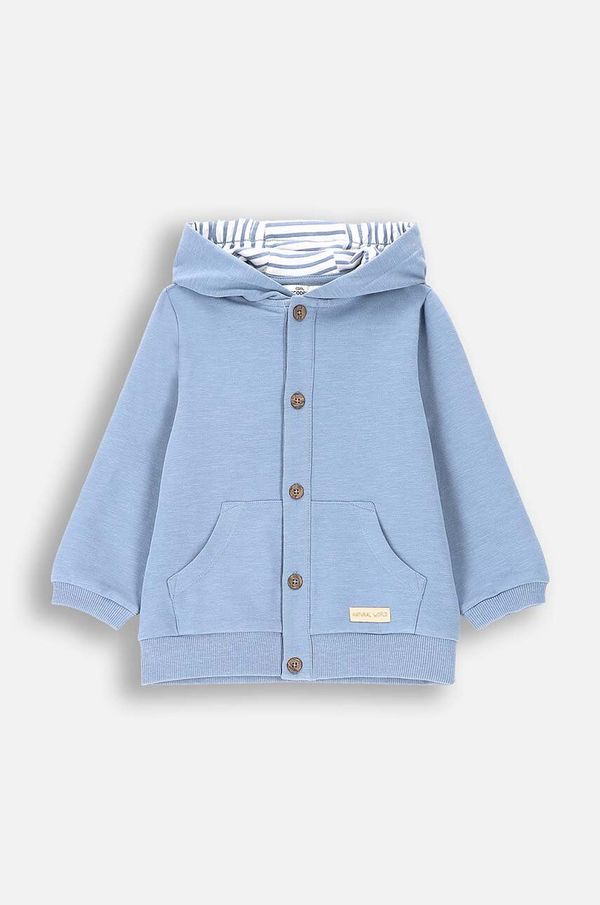 Coccodrillo Dukserica za bebe Coccodrillo s kapuljačom, bez uzorka, FRIENDS TOGETHER BOY NEWBORN