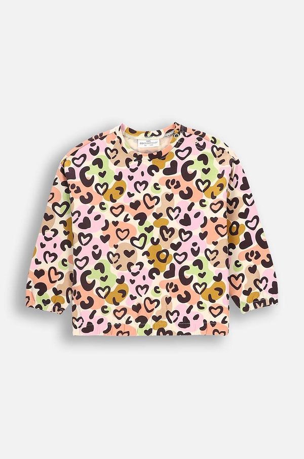 Coccodrillo Dukserica za bebe Coccodrillo s uzorkom, PASTELOVE GIRL NEWBORN