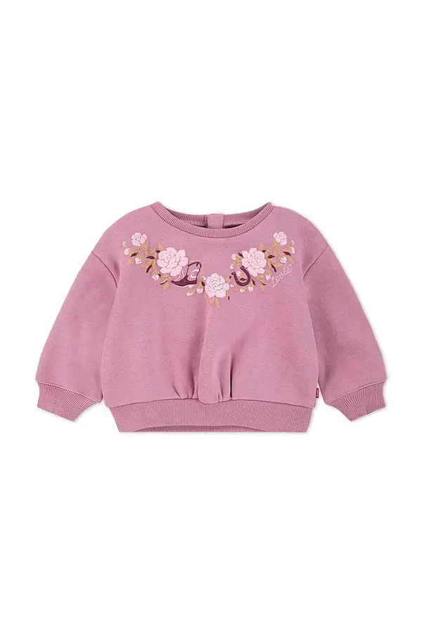 Levi's Dukserica za bebe Levi's ROSE FRONT TUCK CREW