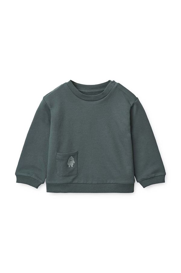 Liewood Dukserica za bebe Liewood boja: siva, bez uzorka