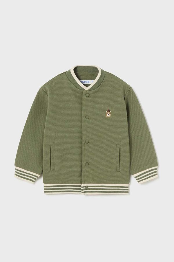 Mayoral Dukserica za bebe Mayoral boja: zelena, s aplikacijom, 2474