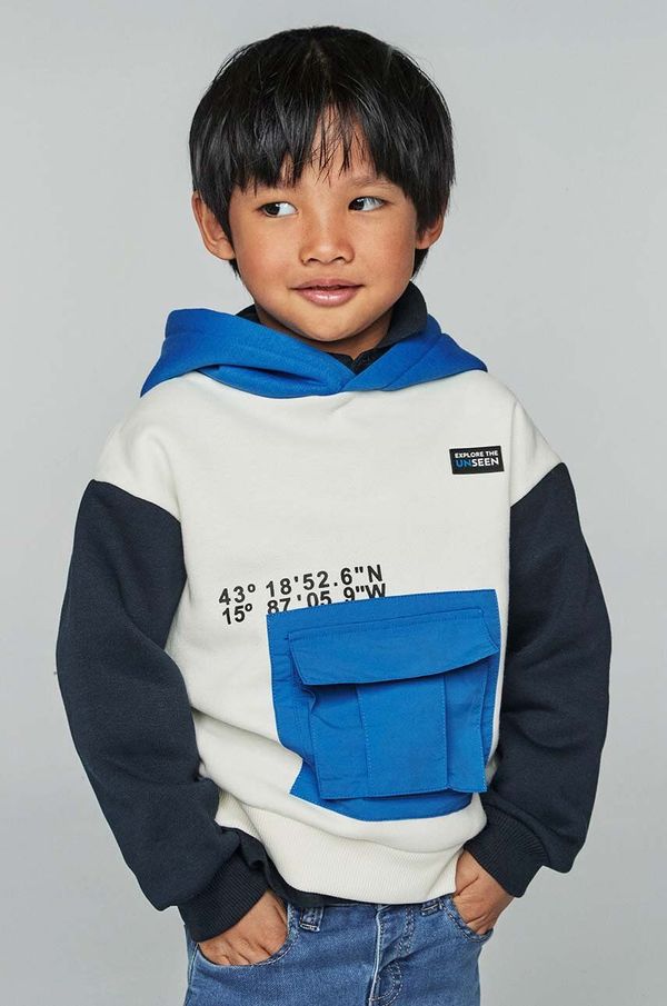 Mayoral Dukserica za bebe Mayoral s kapuljačom, s uzorkom, 4457