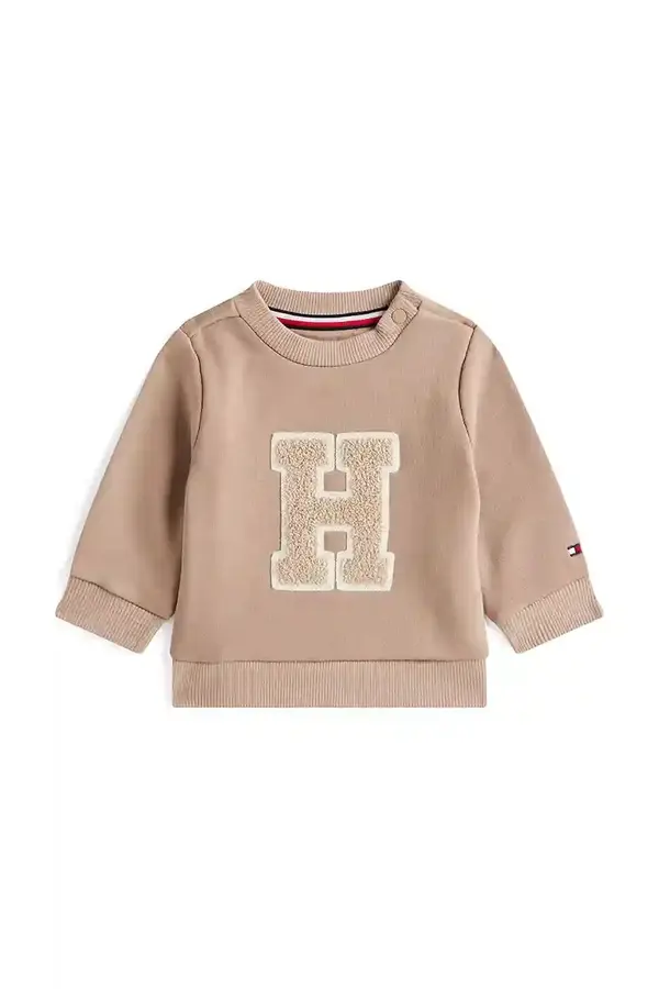 Tommy Hilfiger Dukserica za bebe s pamukom Tommy Hilfiger
