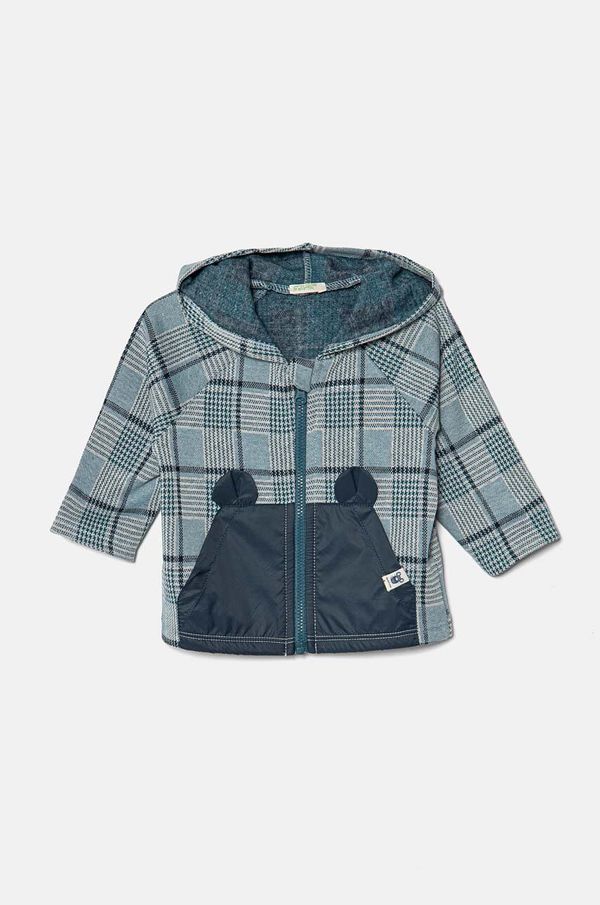 United Colors of Benetton Dukserica za bebe United Colors of Benetton s kapuljačom, s uzorkom, 3N9GA5018