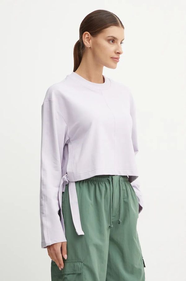 adidas Performance Dukserica za jogu adidas Performance boja: ljubičasta, bez uzorka, IX0474